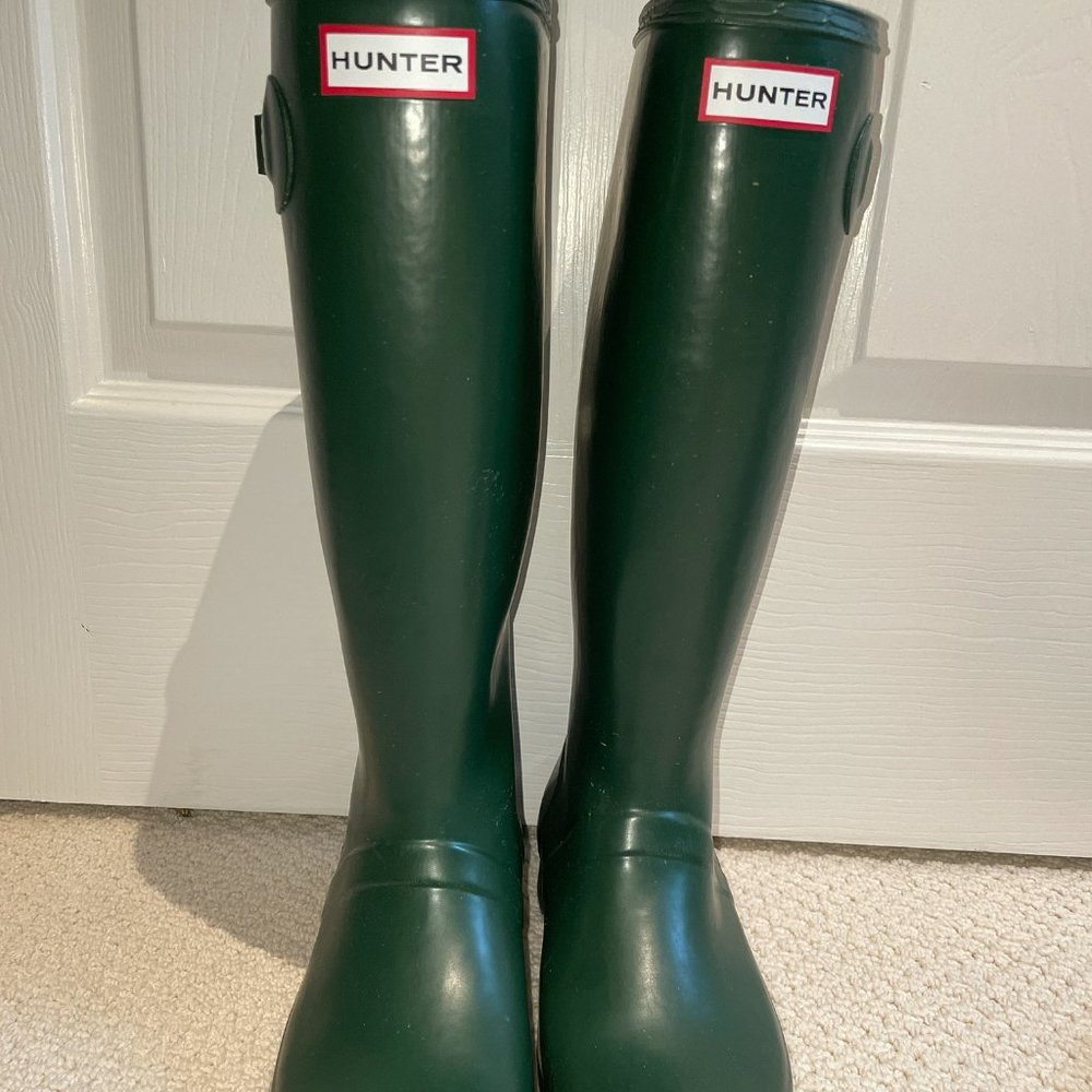 Tall Hunter Boots - Army Green